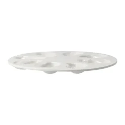 Plato Oyster Ø27 cm, blanco