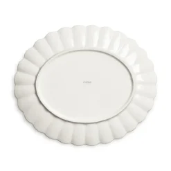 Plato Oyster 30x35 cm, Ciruela