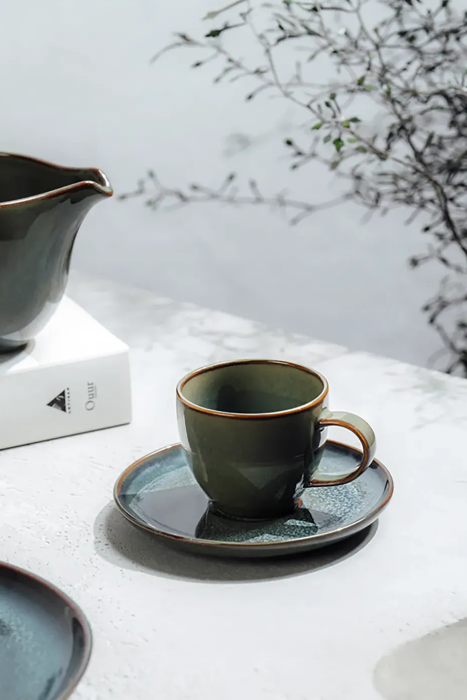 Plato para taza de café espresso Crafted Breeze Ø12 cm, Green
