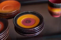 Plato para taza 70's, Ø11,5 cm, Tostado lento