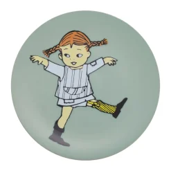 Plato Pippi Cirkus Ø20 cm, Verde
