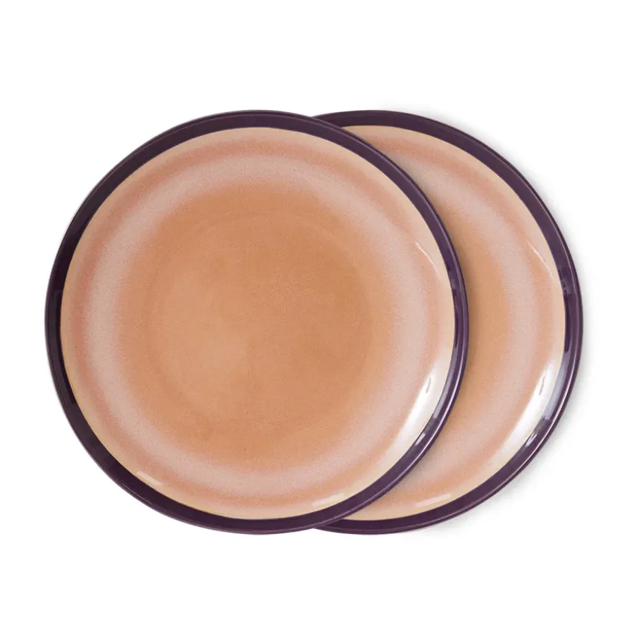 Plato 70's Ø27,5 cm 2 piezas, Bedrock