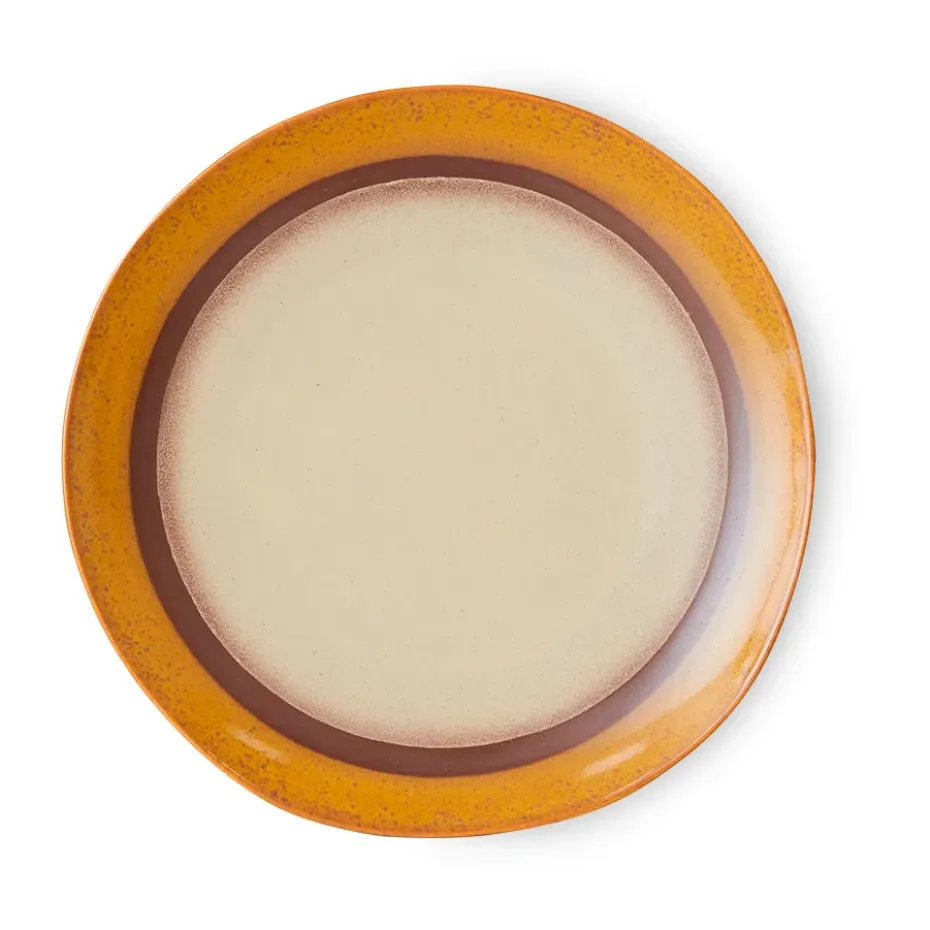 Plato 70's Ø27,5 cm 2 piezas, Coconut