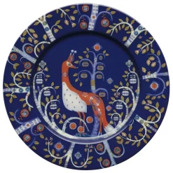 Plato Taika Ø22 cm, azul