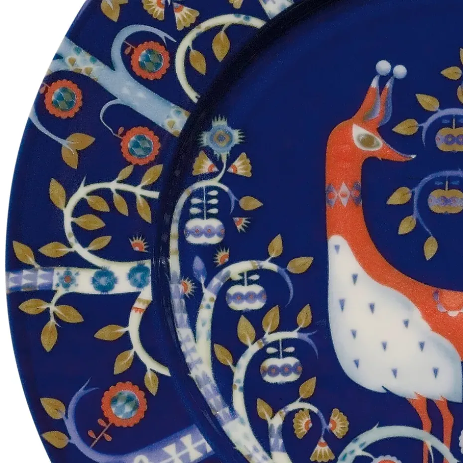 Plato Taika Ø22 cm, azul