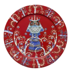 Plato Taika Ø27 cm, rojo