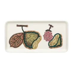 Plato Taika Sato 12x24 cm, Blanco-multicolor