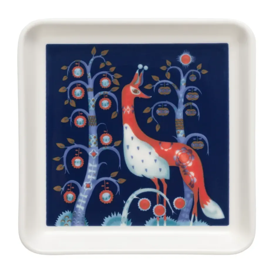Plato Taika 12x12 cm, Azul