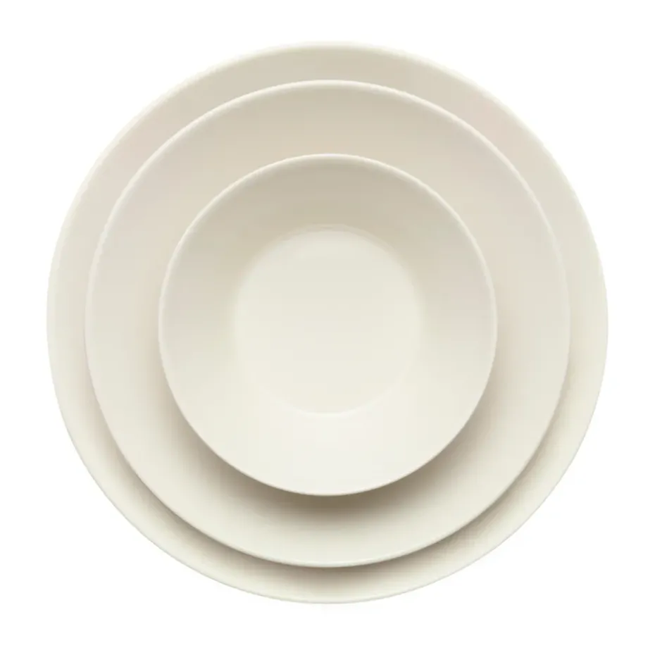 Plato Teema Ø26 cm, blanco