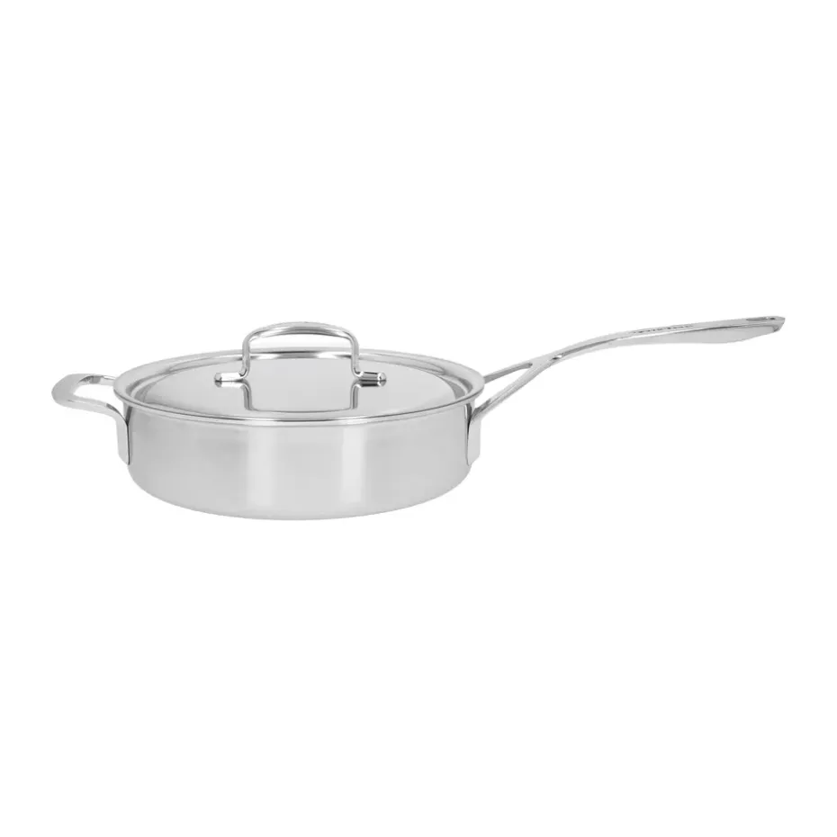 5-Plus sartén con tapa de acero inoxidable, Ø24 cm