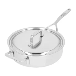 5-Plus sartén con tapa de acero inoxidable, Ø24 cm