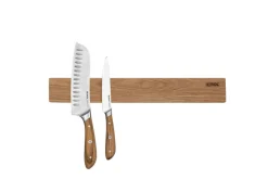 Portacuchillos magnético Heirol 40 cm, Roble