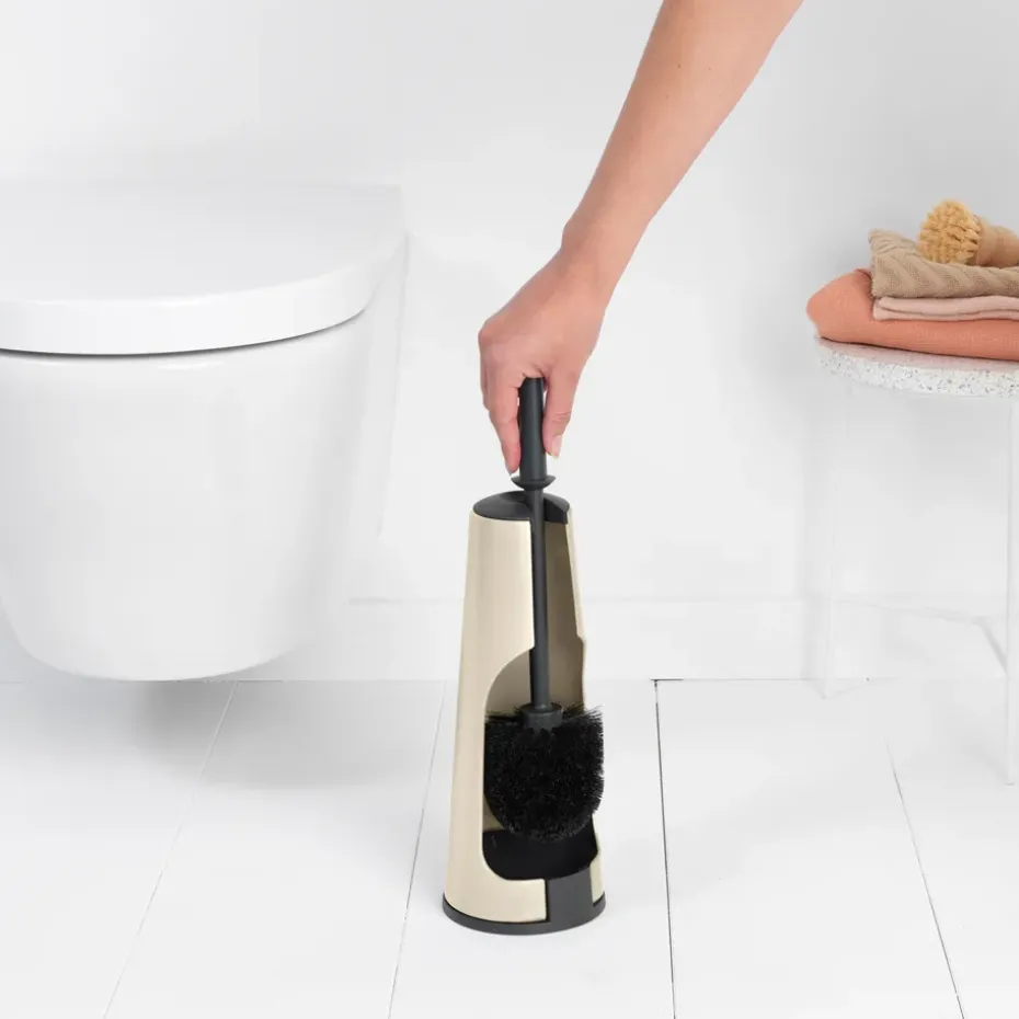 Portaescobillas de inodoro ReNew Brabantia, Soft Beige