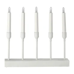 Portavelas de Adviento Kindle portabel 30 cm, Blanco