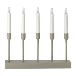 Portavelas de Adviento Kindle portabel 30 cm, Beige