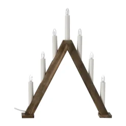 Portavelas de Adviento Nord 40 cm, Tintado oscuro