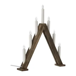 Portavelas de Adviento Nord 40 cm, Tintado oscuro