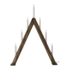 Portavelas de Adviento Nord 60 cm, Tintado oscuro
