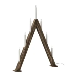 Portavelas de Adviento Nord 60 cm, Tintado oscuro