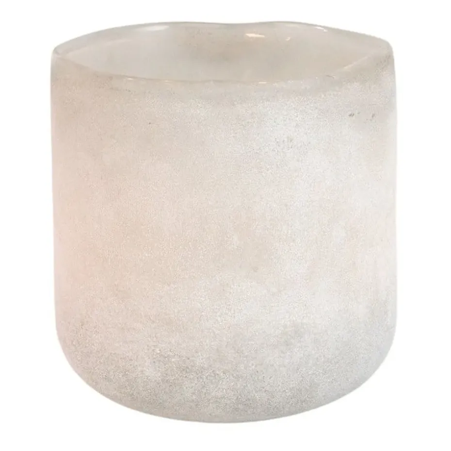 Portavelas Halde 10 cm, blanco