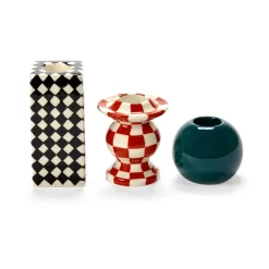 Portavelas Les Objets Mouleversants N°2, Red-white