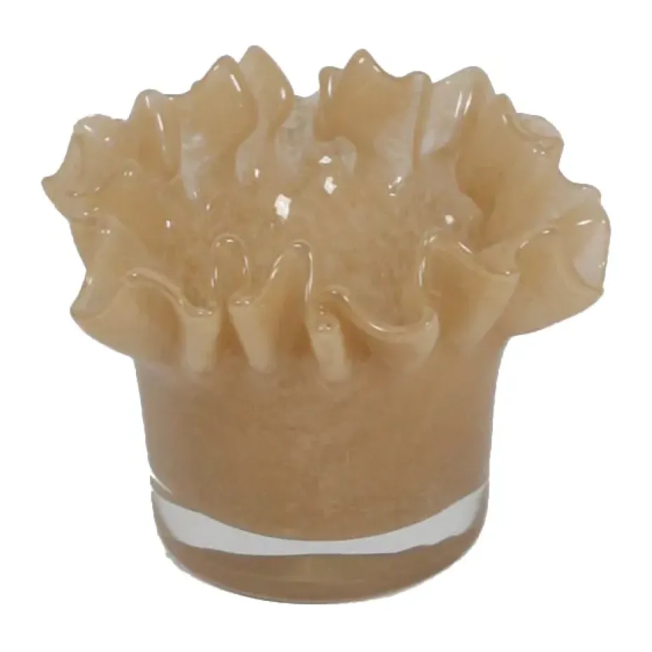 Portavelas Loa 14 cm, Beige