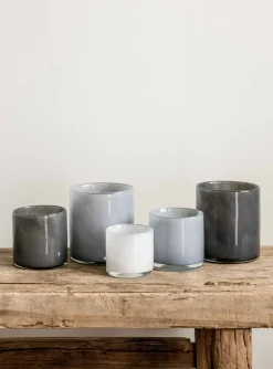 Portavelas Lyric S, Dusty blue (azul claro)