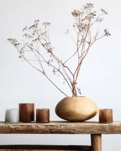 Portavelas Lyric S, marrón