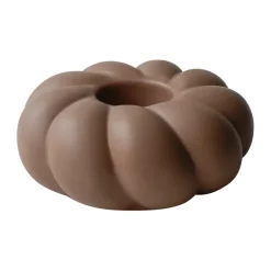 Portavelas Twine Ø14 cm, Nougat