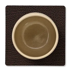 Posavasos Bull cuadrado, marrón
