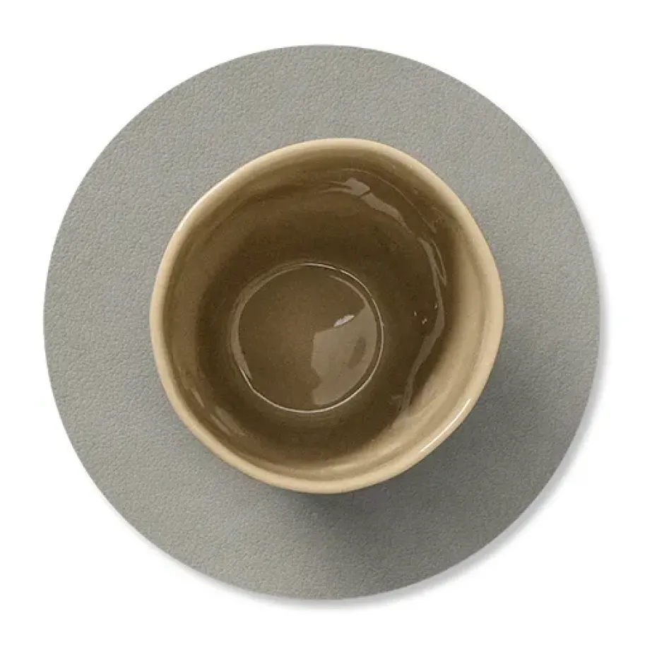 Posavasos circular Cloud reversible 1 pieza, gris antracita-gris claro