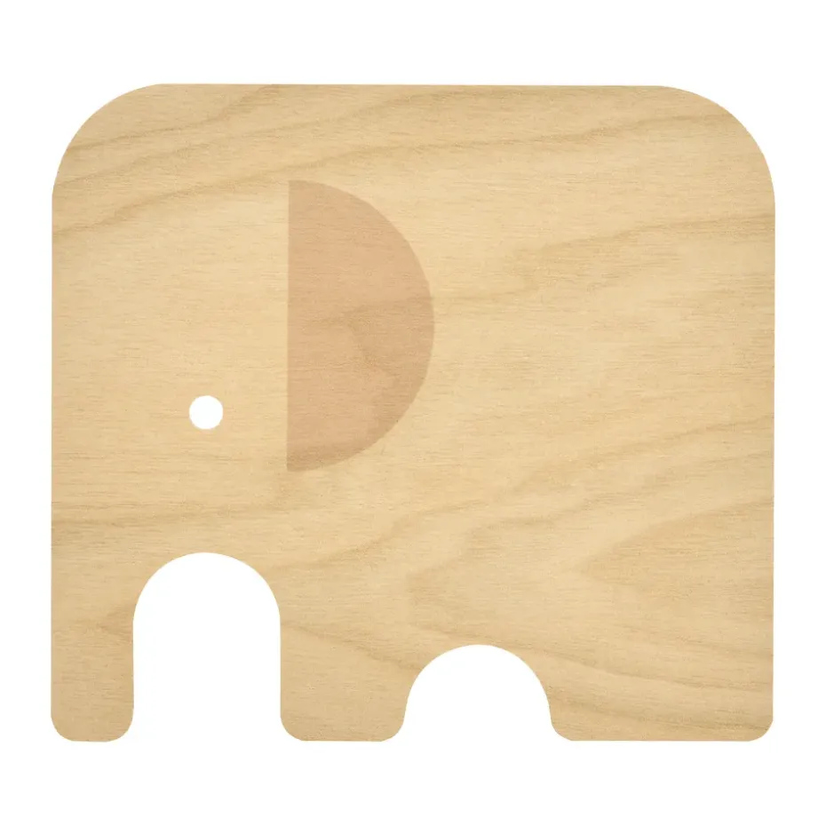 Posavasos de vidrio Elephant 11x10 cm, Yellow