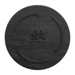 Posavasos magnético Satake , negro-silicona