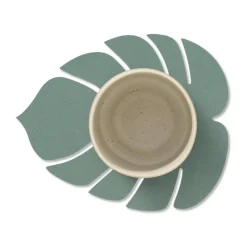 Posavasos Monstera Leaf Nupo, verde pastel