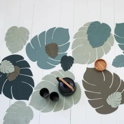 Posavasos Monstera Leaf Nupo, verde pastel