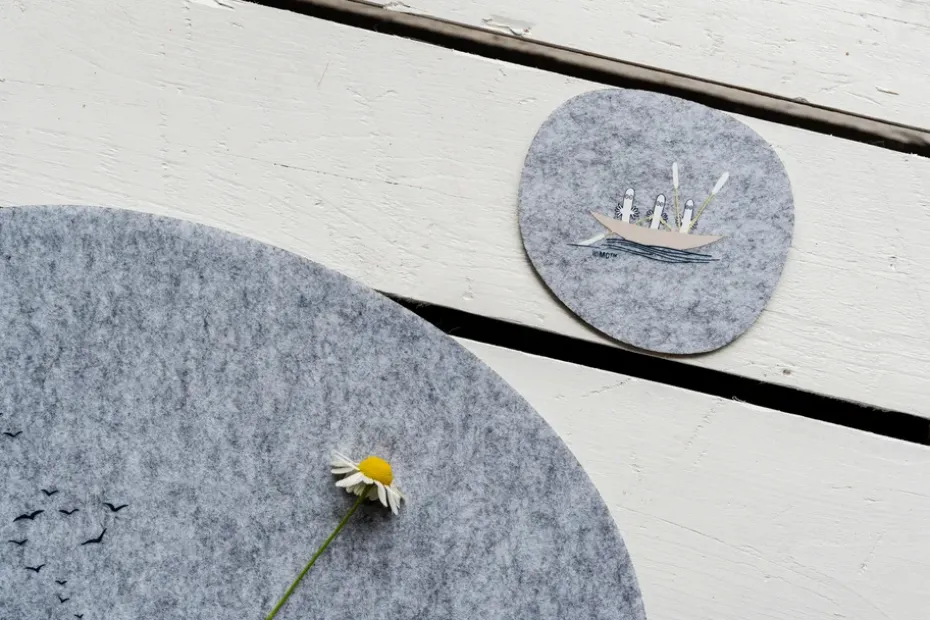 Posavasos Mumin 9,5x11 cm 4 piezas, Marineros