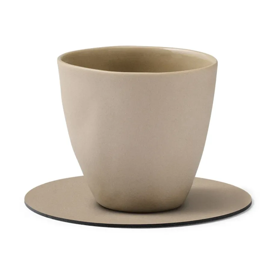 Posavasos Nupo circle, Clay brown