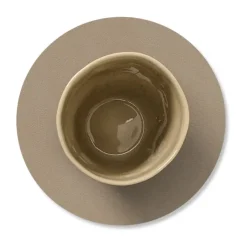 Posavasos Nupo circle, Clay brown