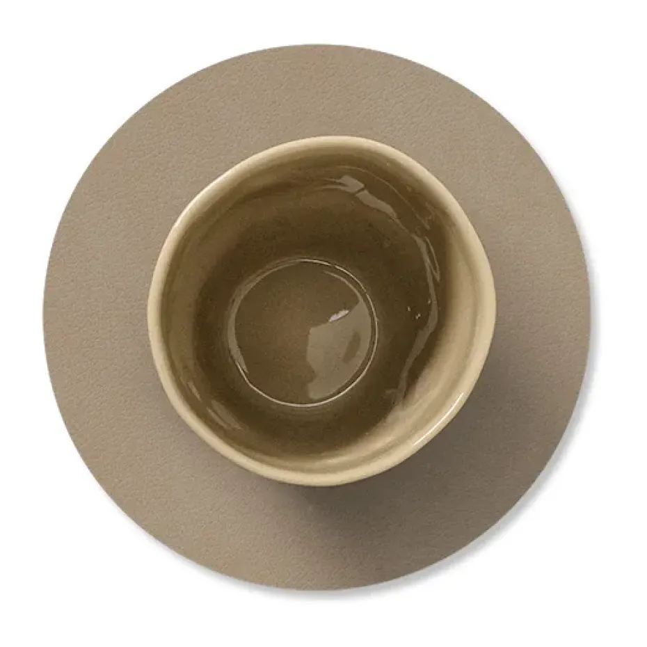 Posavasos Nupo circle, Clay brown
