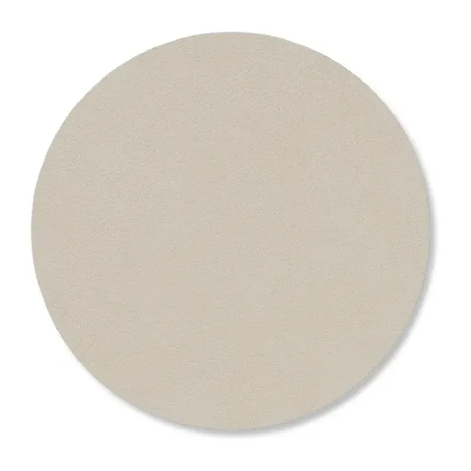 Posavasos Nupo circle, Oyster white