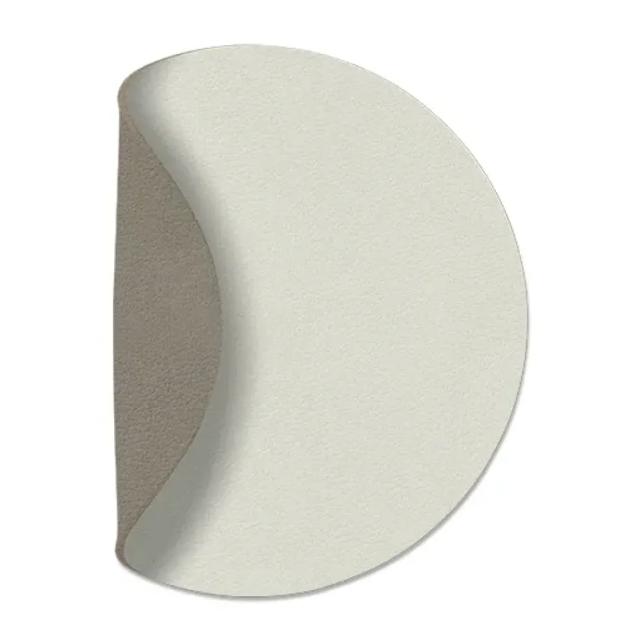 Posavasos Nupo circle reversible, Linen-Flint Grey