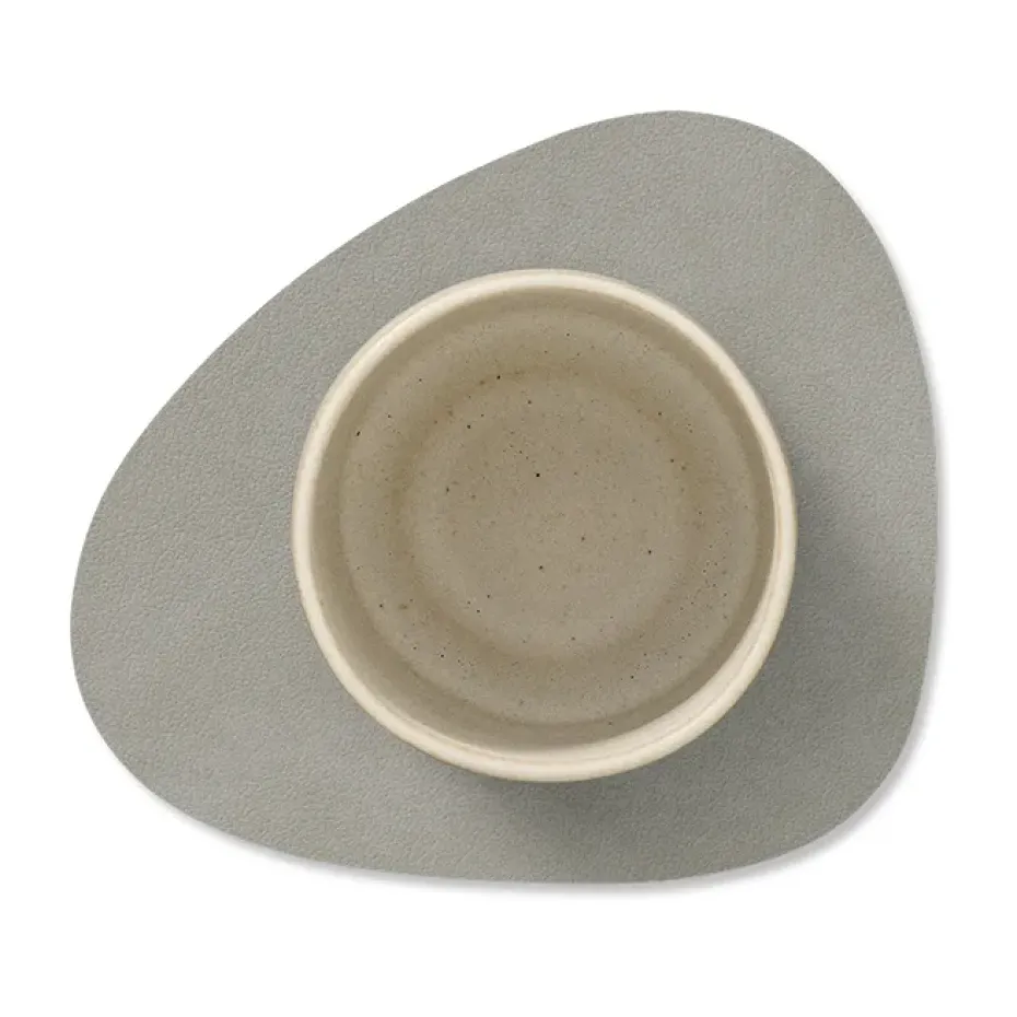 Posavasos Nupo curve, gris claro