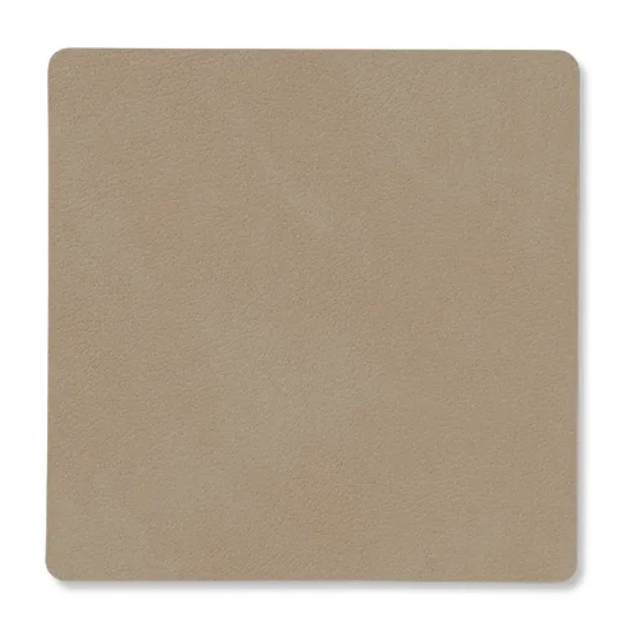 Posavasos Nupo square, Clay brown