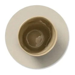 Posavasos Serene circular Ø10 cm, Cream