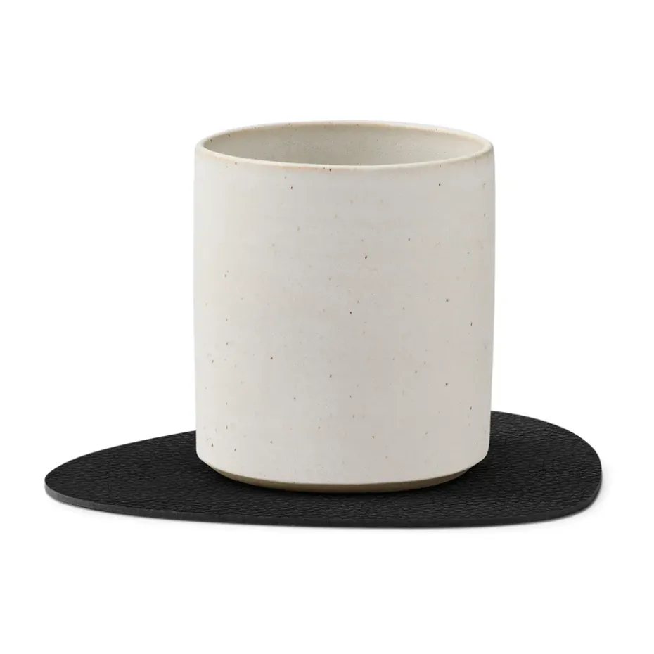 Posavasos Serene curvo 11x13 cm, Black