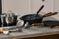 Prensa de ajo Nordwik 17,5 cm, Acero inoxidable