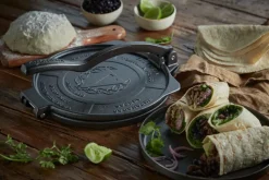 Prensa para tortillas Heavy duty Ø25 cm, Negro