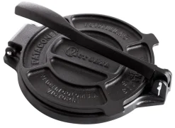 Prensa para tortillas Victoria 16,5 cm hierro fundido negro, Negro