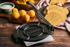 Prensa para tortillas Victoria hierro fundido 20 cm, Negro