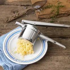 Prensa patatas Gourmet, acero inoxidable